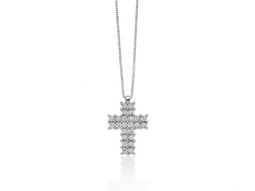 Collana Croce Diamanti CLD4224